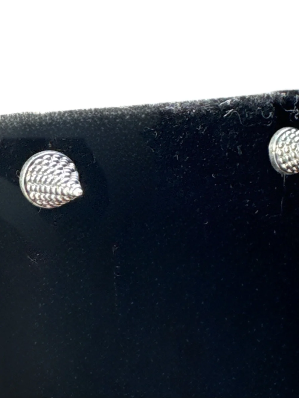 Thomas Sabo 925 Sterling Silver Textured Cone Spike Stud Earrings 2g